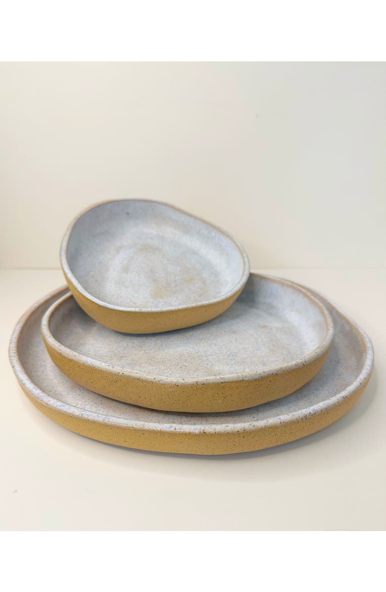 Mikkarbo Ocean Sand Plates - Set of 3, Alternate, color, Ocean Sand