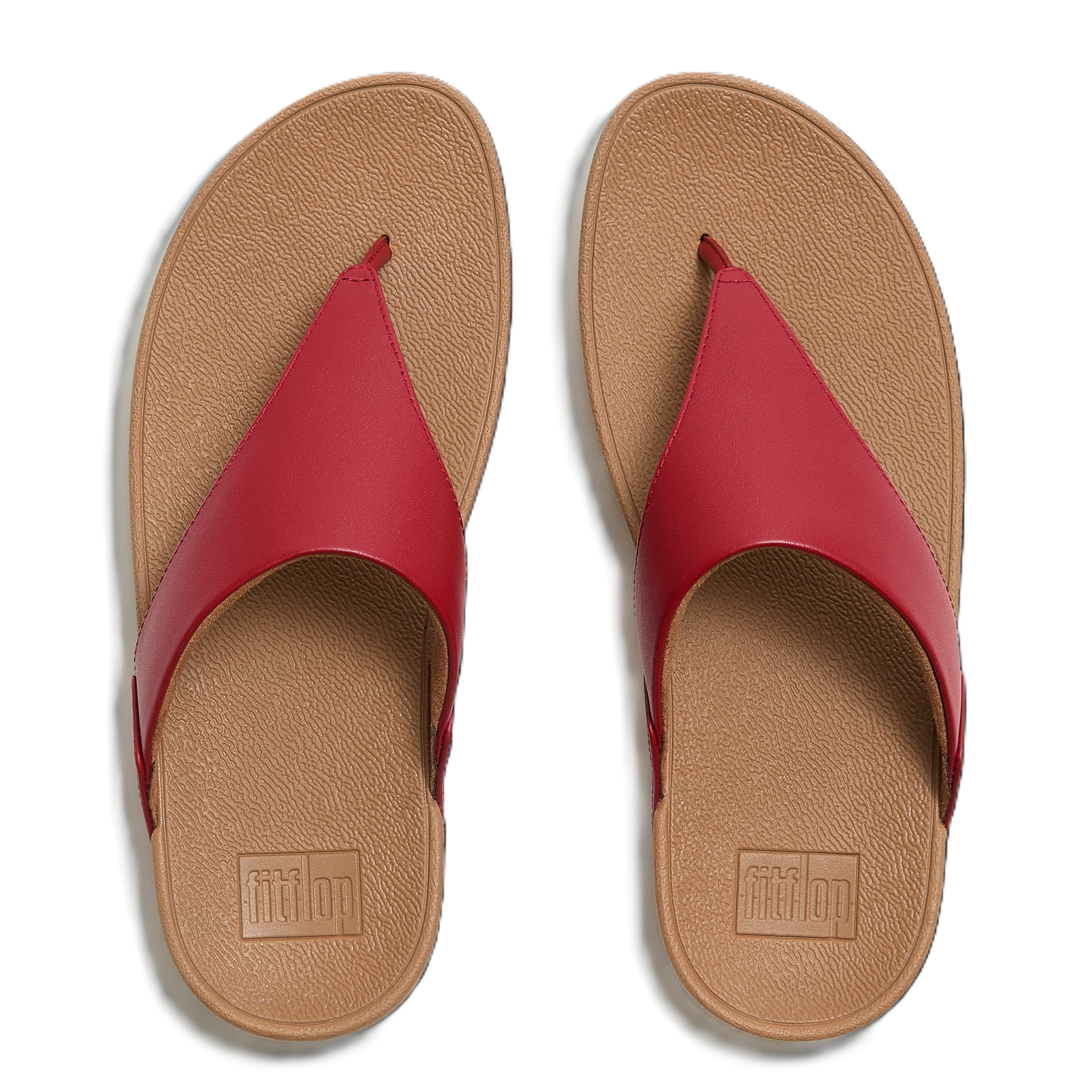 Lulu Leather Toe Post Sandal, Alternate, color, Burnt Berry