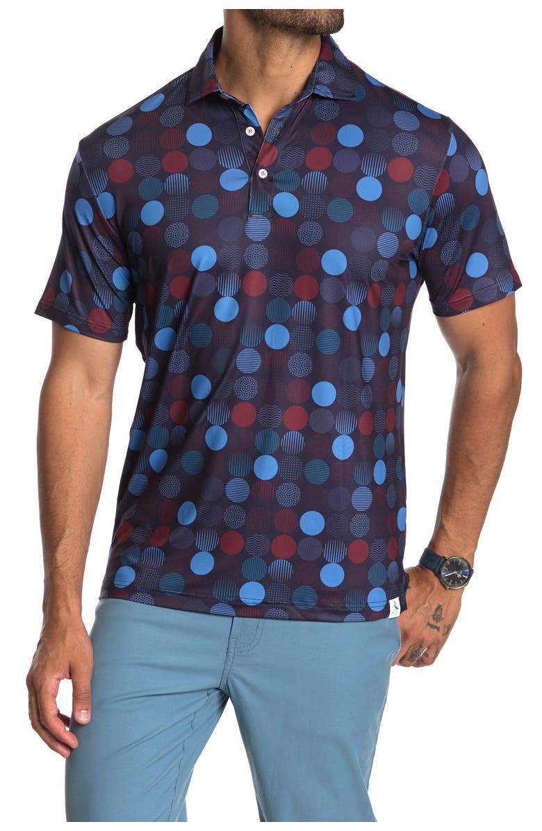 TailorByrd Printed Golf Polo, Main, color, 