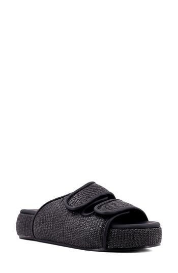 Shushop Lililan Slide Sandal In Black