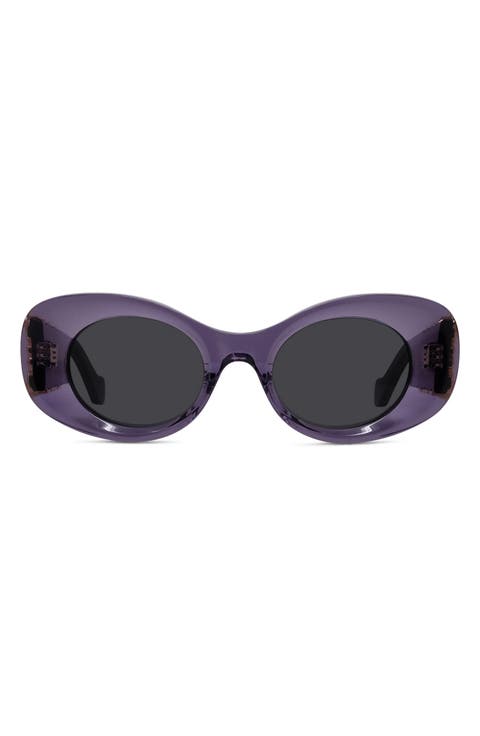 Anagram 49mm Small Rectangular Sunglasses