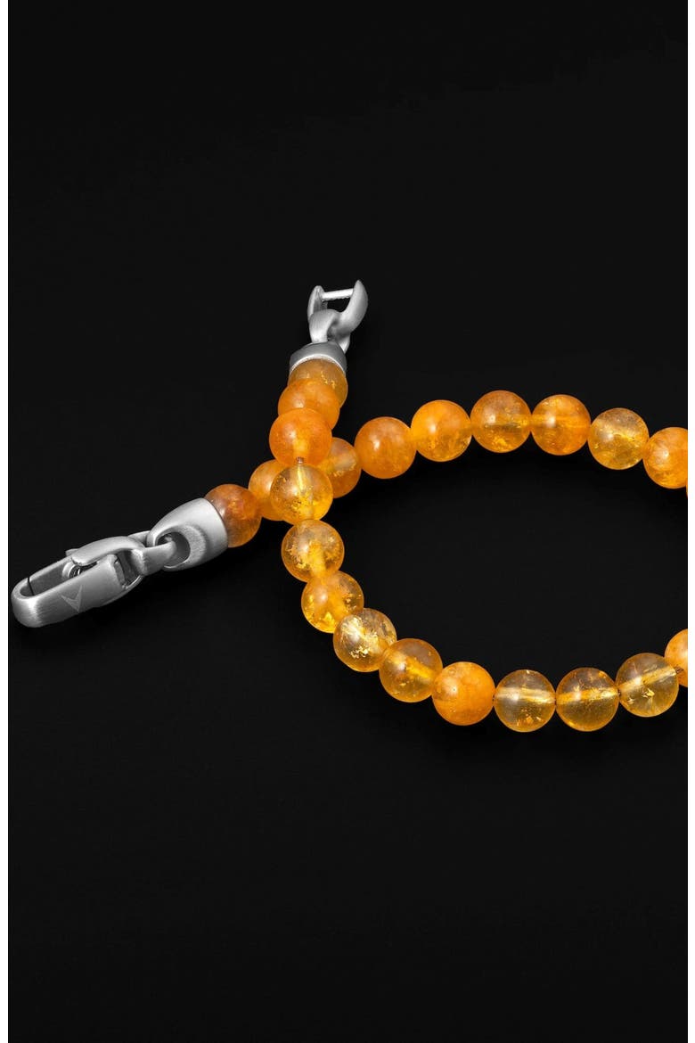 Spiritual Bead Birthstone Bracelet, Alternate, color, NOVEMBER / CITRINE