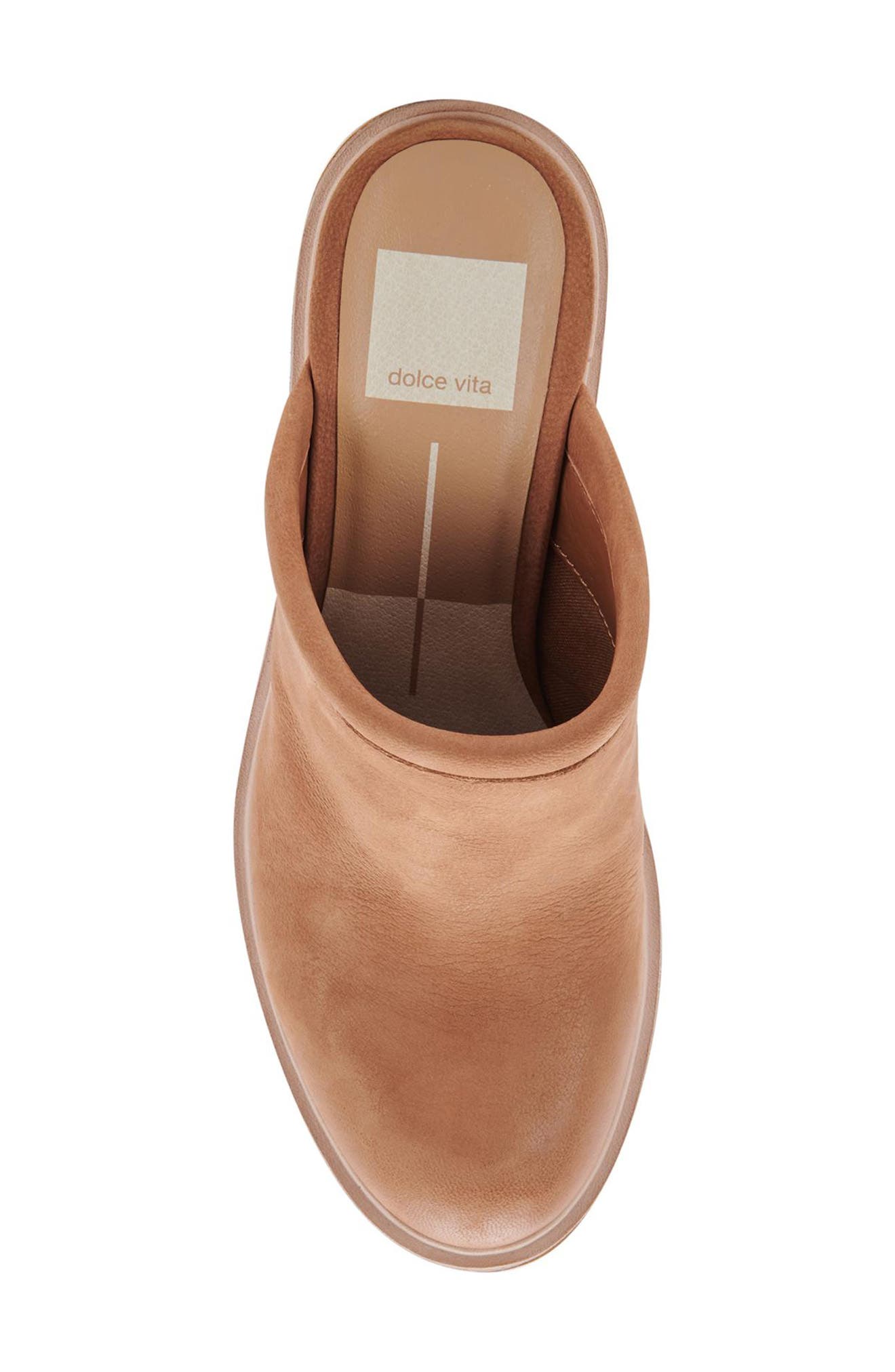 Camdin Clog, Alternate, color, PRALINE NUBUCK