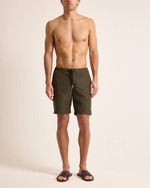 Dane Drawcord Longest-Length Classic Fit Drawcord Swim Shorts