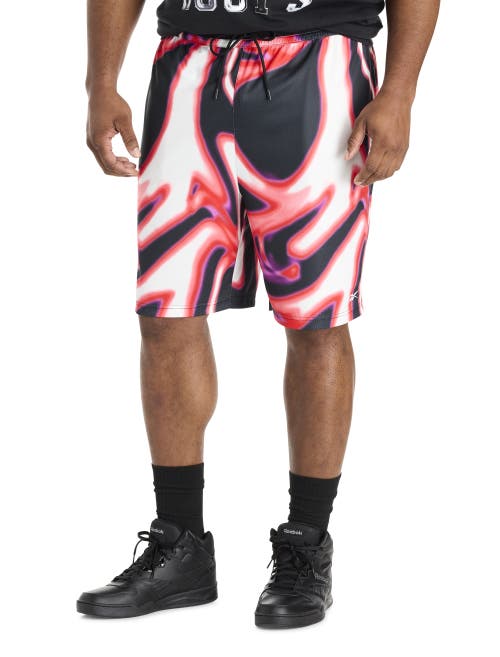 Reebok Big & Tall Performance Transitional Basketball Shorts In Black