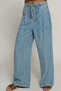 Central Park West Lightid Rise Wideeg Pants