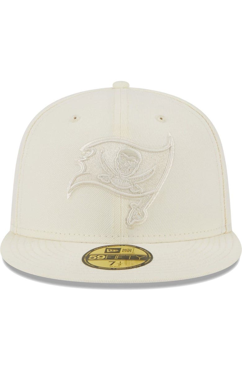 New Era Men's New Era Cream Tampa Bay Buccaneers Color Pack 59FIFTY Fitted Hat, Alternate, color,