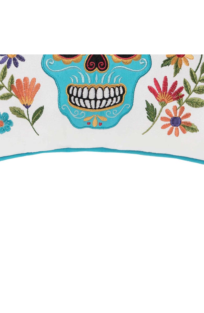 C&F Home Aqua Sugar Colorful Accent Pillow 12" x 24", Alternate, color, Blue