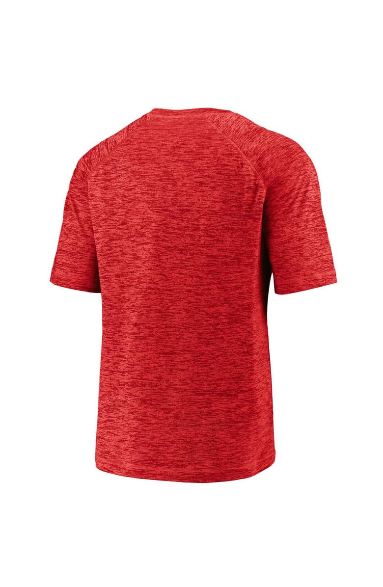 FANATICS Men's Fanatics Red Philadelphia Phillies Line Up Primary Threat Striated T-Shirt, Alternate, color, Red