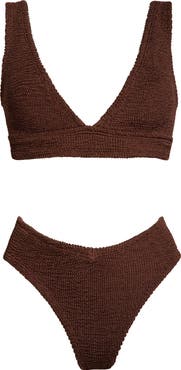 Hunza G Angel Crinkle Two-Piece Swimsuit