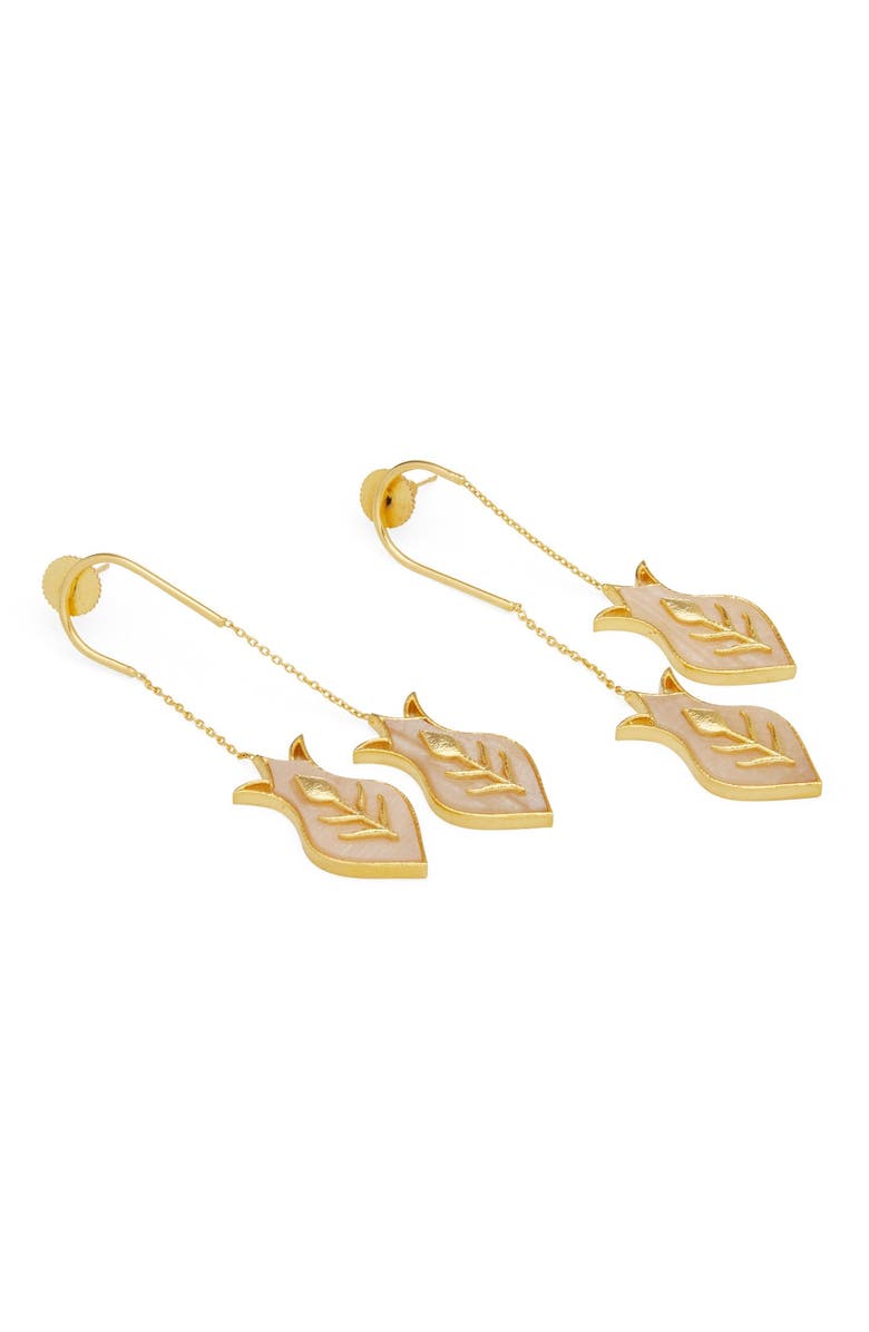 Dhwani Bansal Amphora Earrings, Alternate, color, Gold Plated