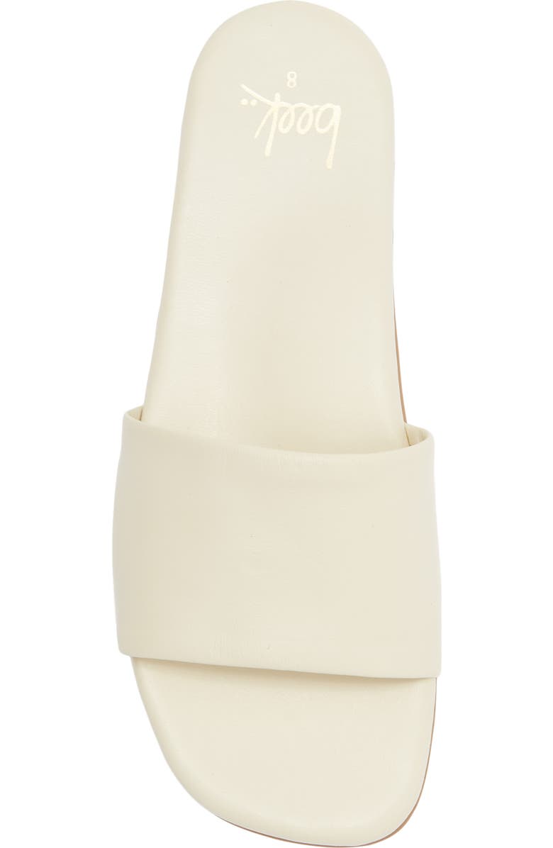 Beek Honeybird Square Toe Slide Sandal, Alternate, color, Egg Shell