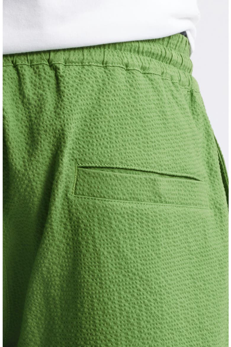 BB Solar Cotton Seersucker Drawstring Shorts, Alternate, color, CACTUS