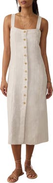 Faherty Aurora Sleeveless Midi Dress