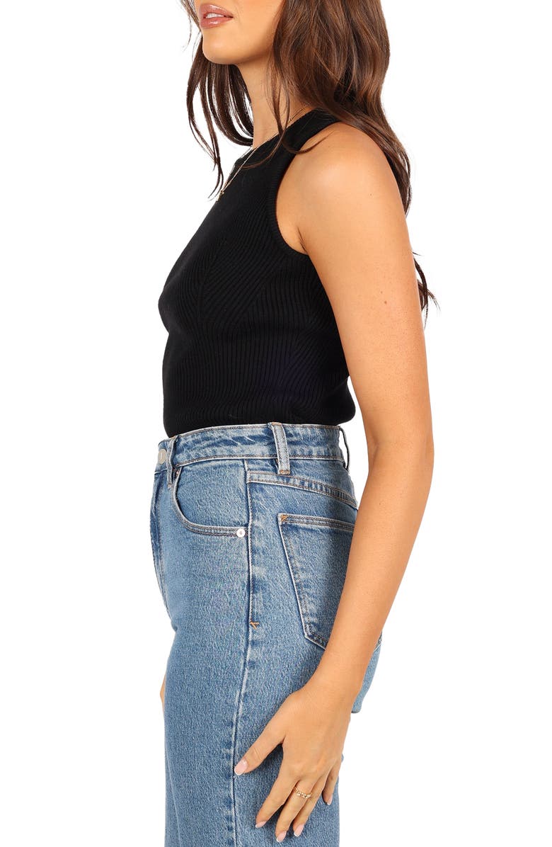 Petal & Pup Davie Rib Sweater Tank, Alternate, color, Black