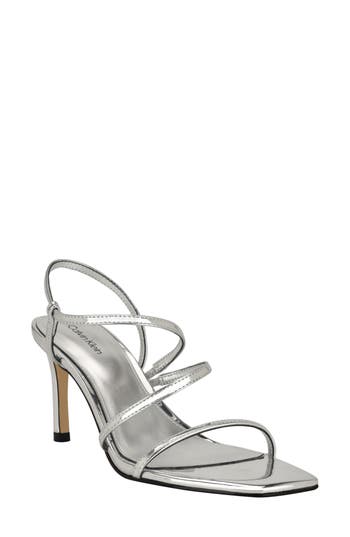 Calvin Klein Hadlee Sandal In Silver