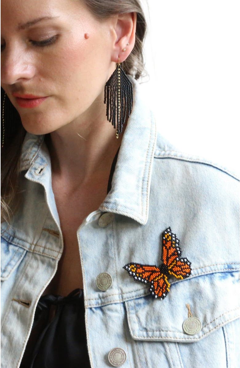 Fosterie Marlin Embera Earrings, Alternate, color, Marlin