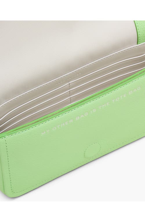 Marc Jacobs The Mini Leather Crossbody Bag In Green