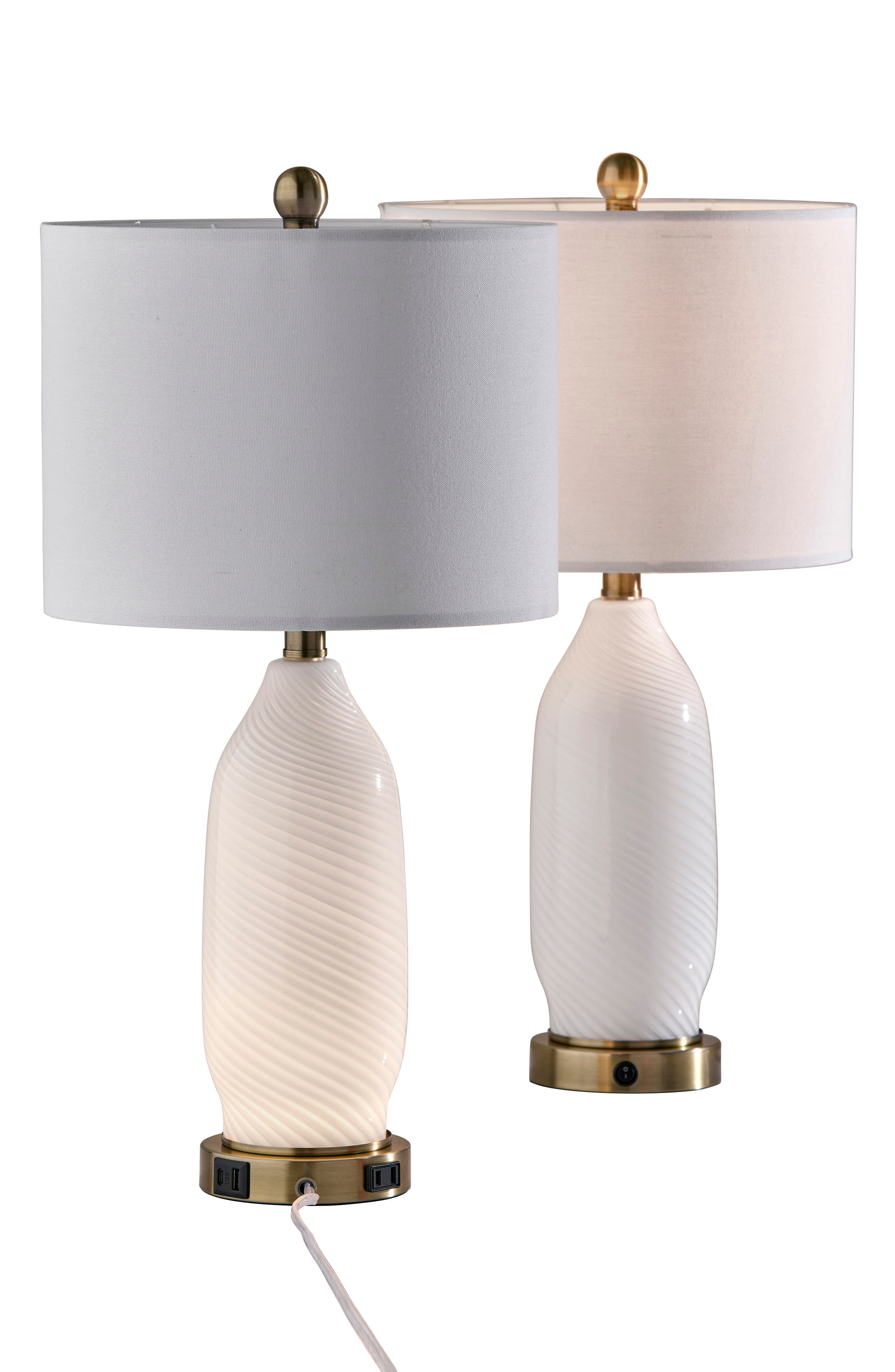 selected ANTIQUE BRASS WHITE