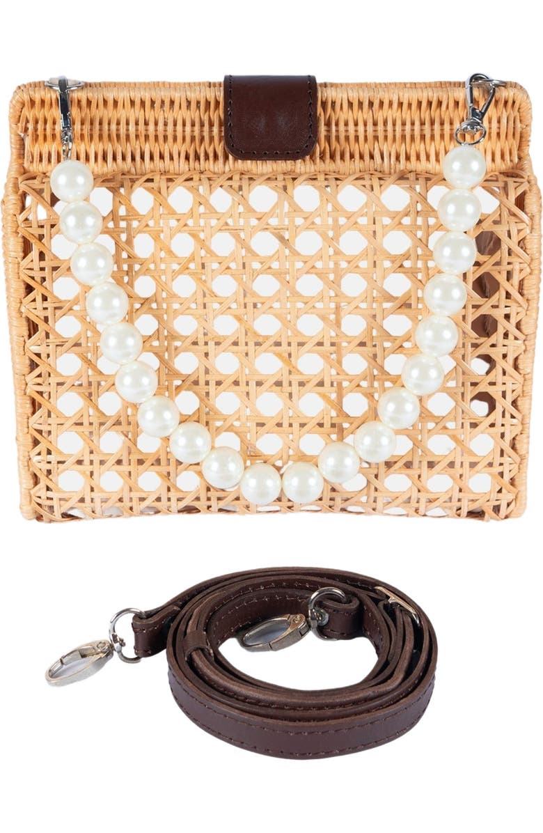 Jelavu Mariella Rattan Handbag, Alternate, color,