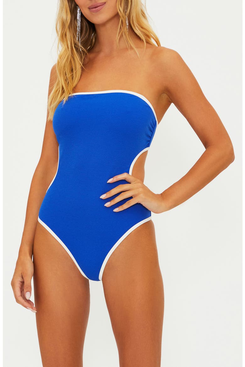 Daphne One-Piece Swimsuit, Main, color, RIVIERA AZURE