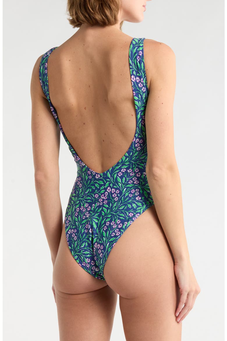 Claire Reversible One-Piece Swimsuit, Alternate, color, BLUE