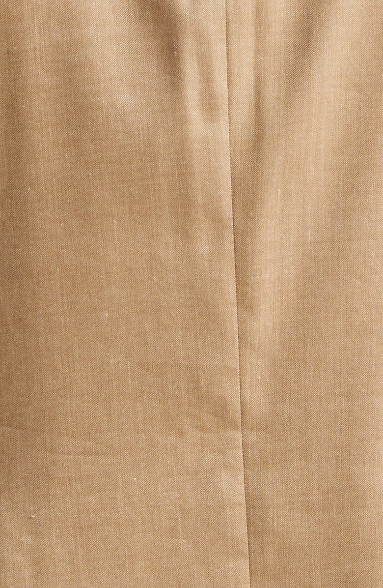 Boglioli K-Jacket Double Brested Tan Linen & Wool Sport Coat, Alternate, color, Sienna