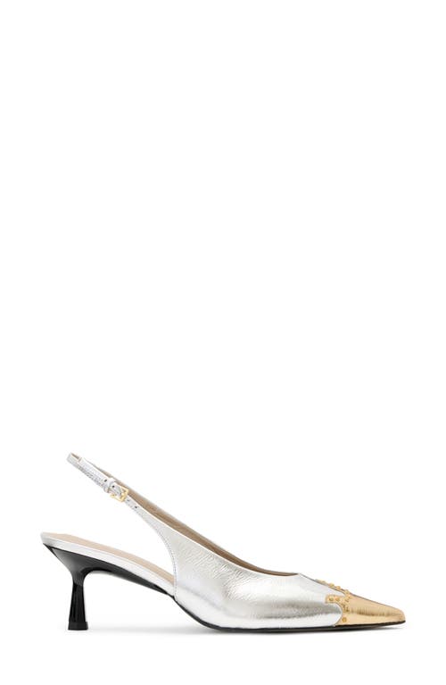 Allsaints Denver Pointed Toe Slingback Pump In Multi