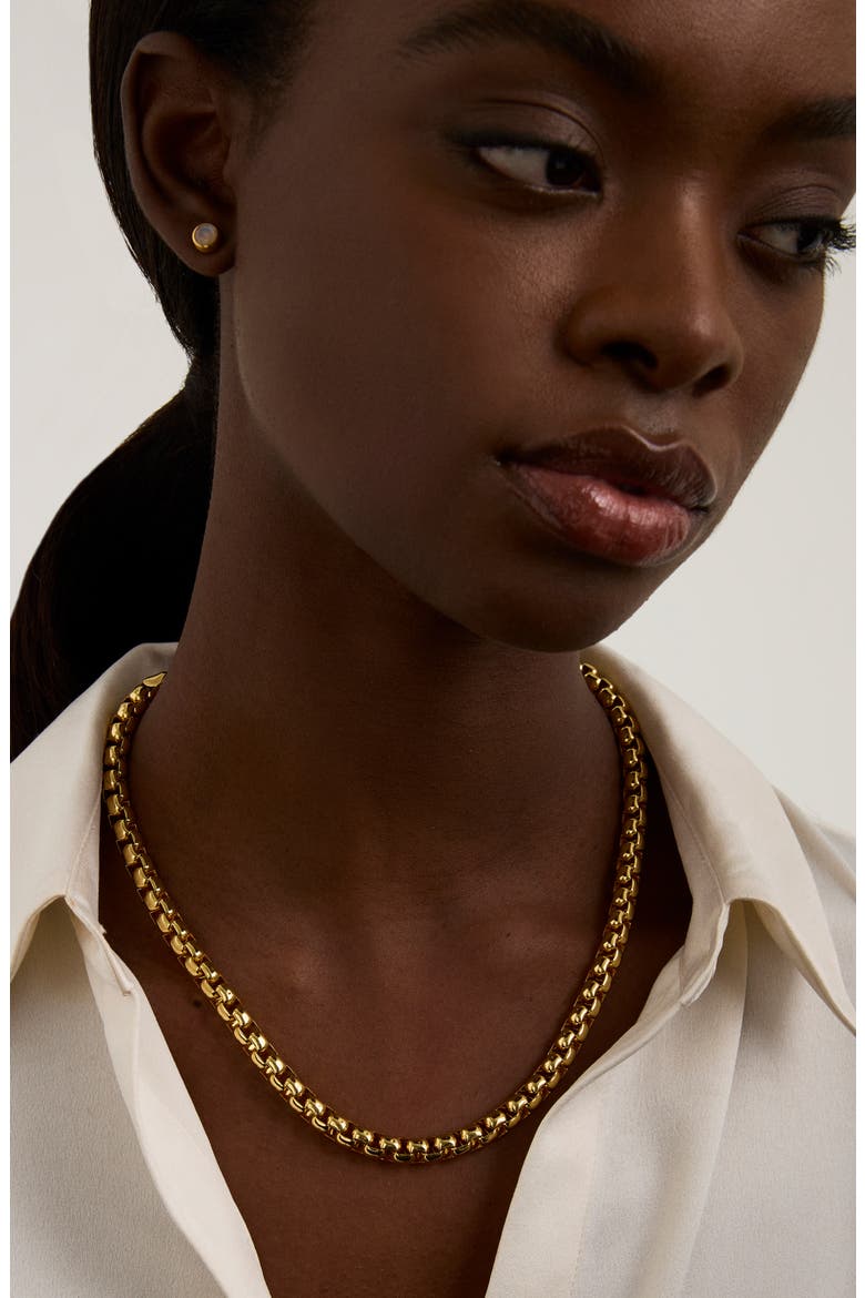 Large Tokyo Chain Necklace, Alternate, color, GOLD