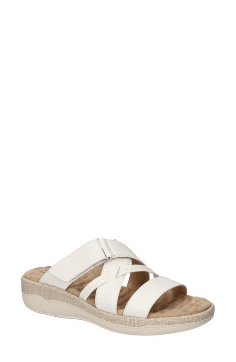 Paola Wedge Sandal - Wide Width Available (Women)