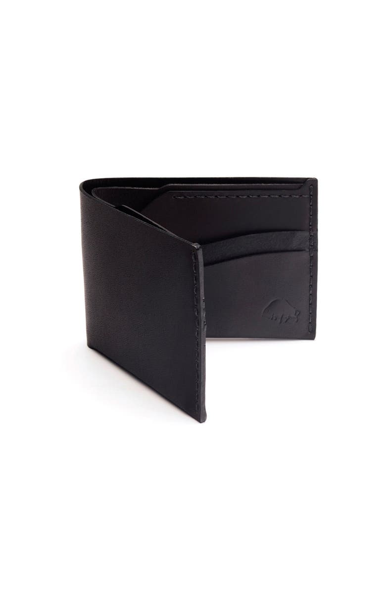 Ezra Arthur No. 6 Classic Bifold Wallet, Main, color, Black