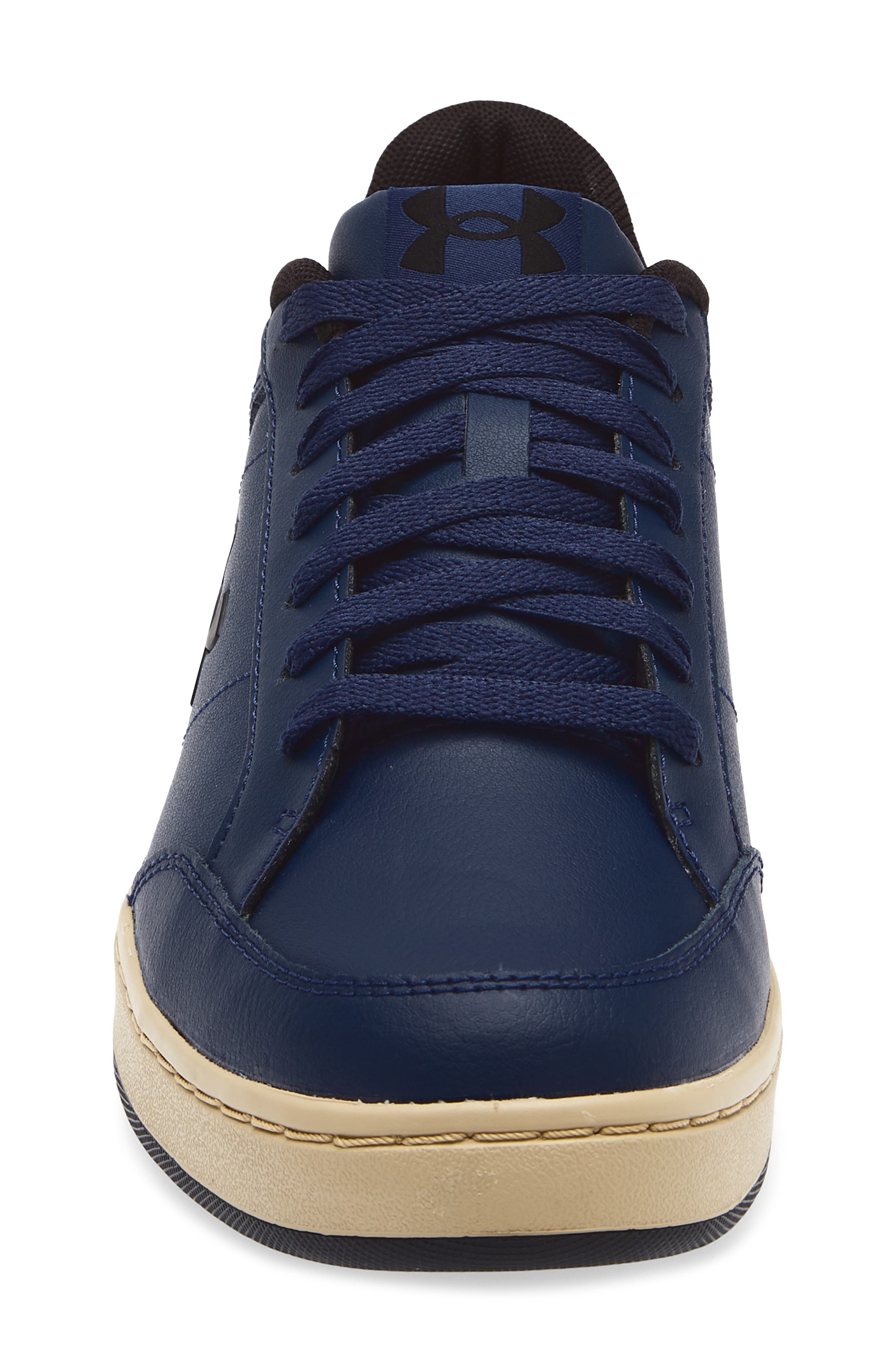 Under Armour Official Low Top Sneaker, Alternate, color, Washed Navy