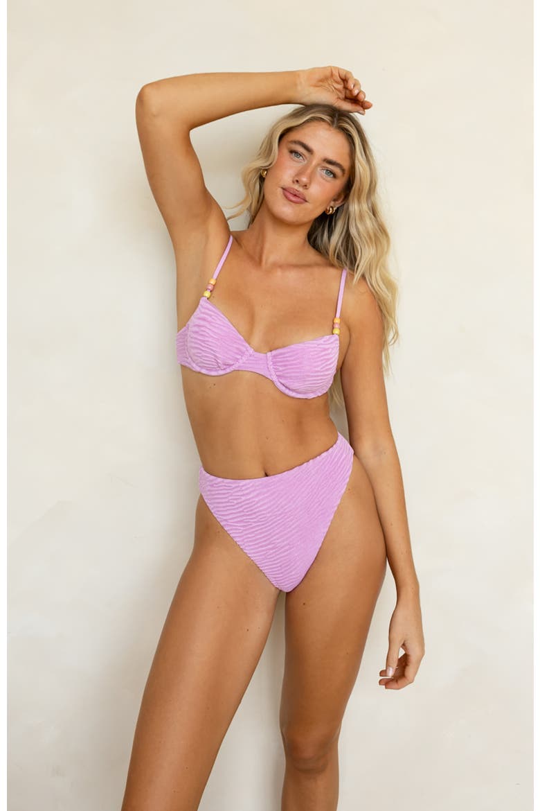 Seashore Cheeky Bikini Bottom, Main, color, Bloom