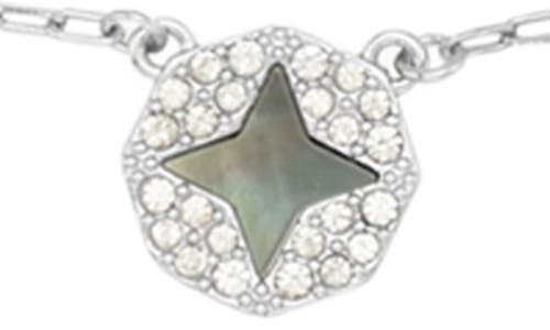 Tory Burch Forget Me Not Mother-of-pearl Pendant Necklace