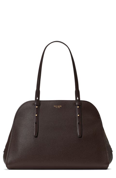 小物 kate spade new york kate spade new york Double Up Pebbled Leather W-Sf Webbed