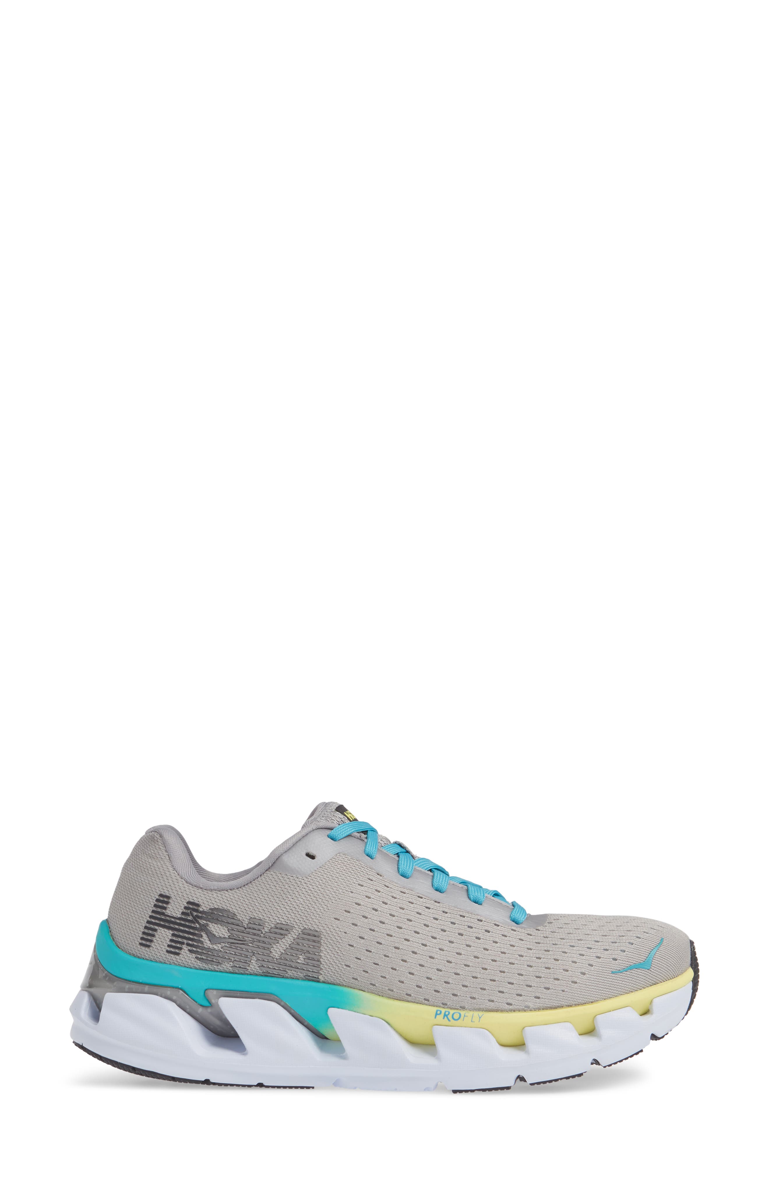 HOKA ONE ONE Elevon Running Shoe, Alternate, color, LUNAR ROCK/ SILVER SCONCE