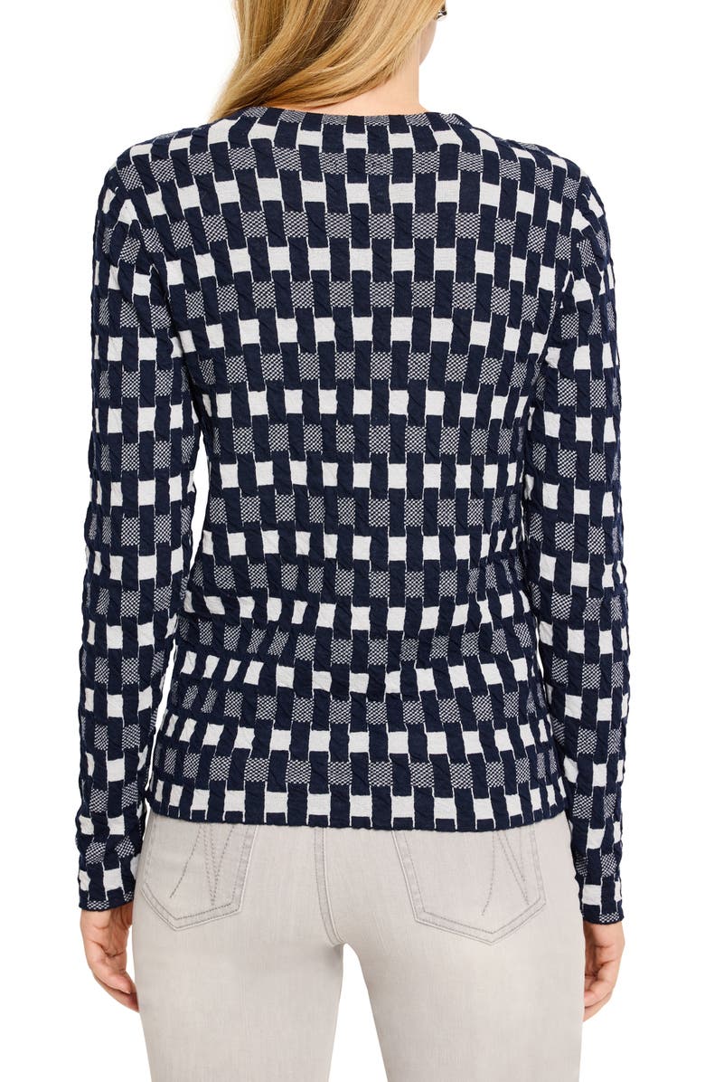 NIC+ZOE Geo Knit Top, Alternate, color, 