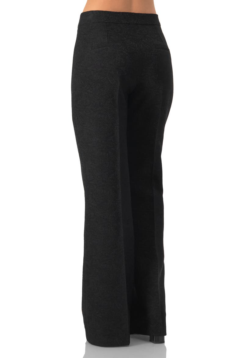 Straight-Leg Pants with Zipper, Alternate, color, Black