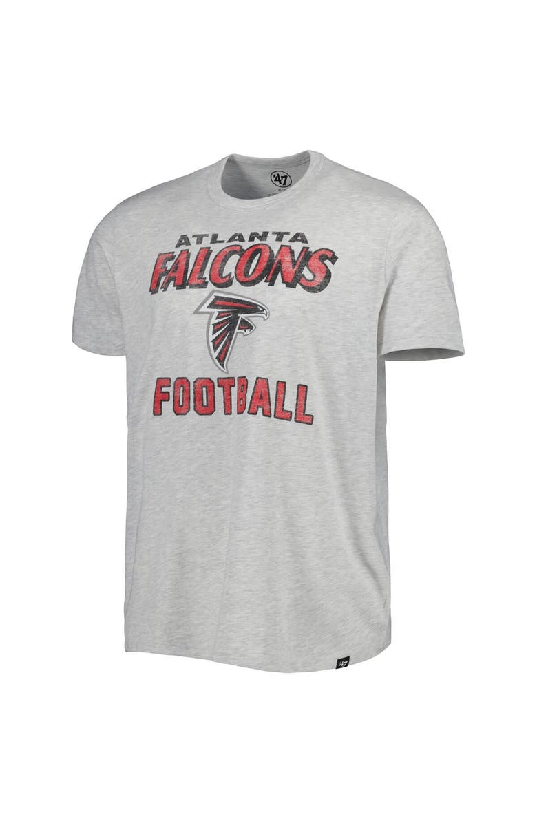 '47 Men's '47 Heathered Gray Atlanta Falcons Dozer Franklin Lightweight T-Shirt, Alternate, color, 