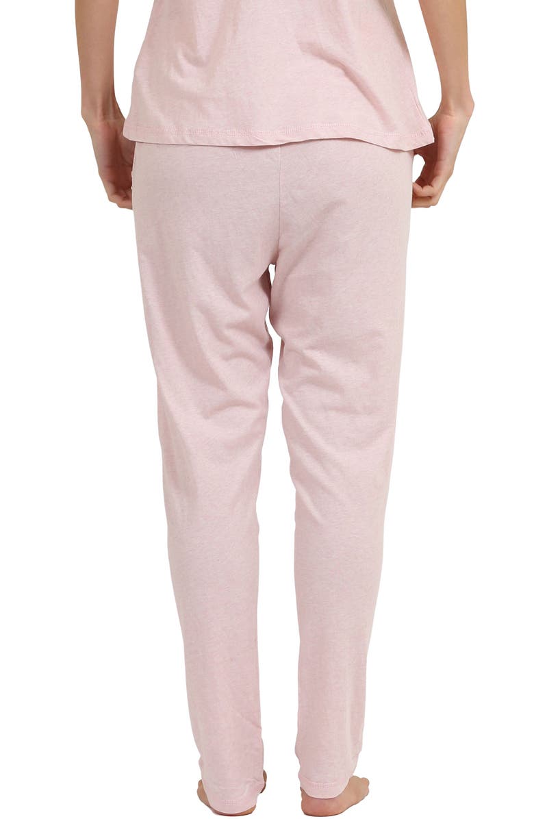 Papinelle Jada Organic Cotton Pajama Pants, Alternate, color, Pink
