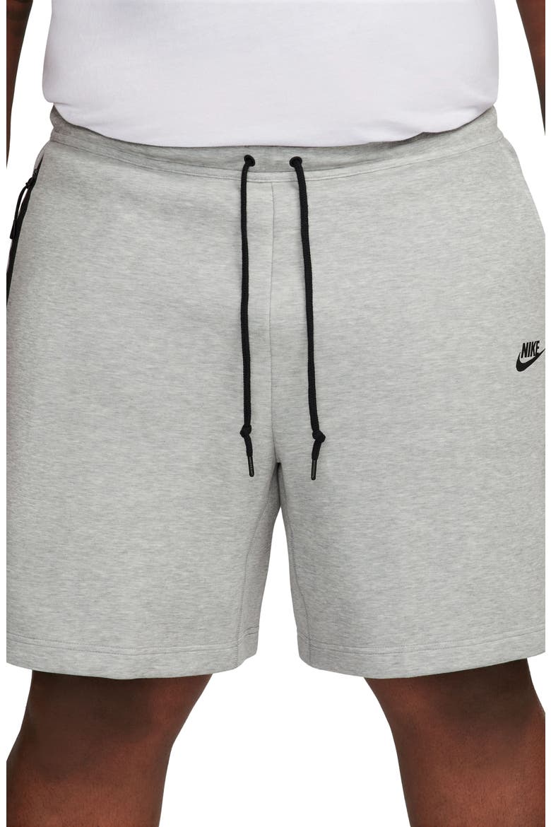 Tech Fleece Sweat Shorts, Alternate, color, 063 D GR H/BLACK