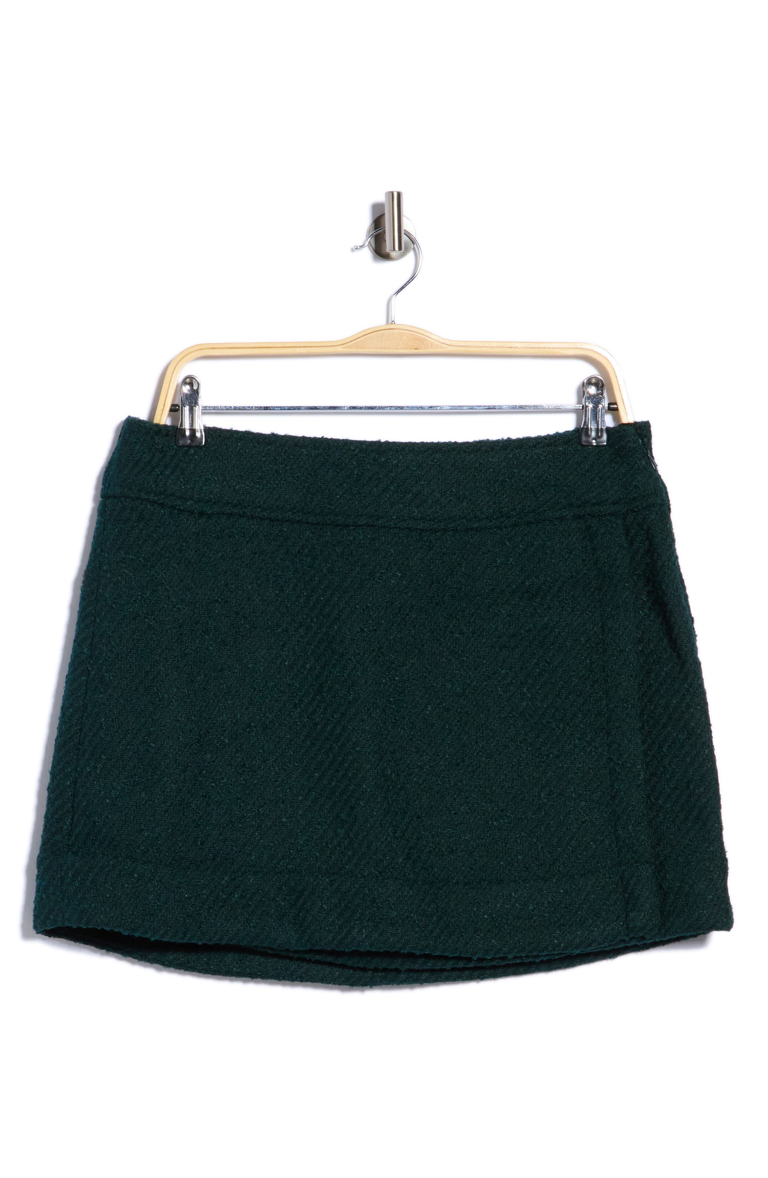 Bouclé Holiday Miniskirt