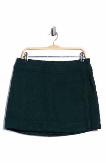 Bouclé Holiday Miniskirt