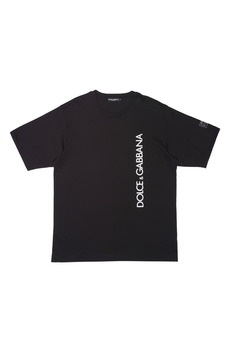 Dolce&Gabbana Logo Graphic T-Shirt, Alternate, color, Nero