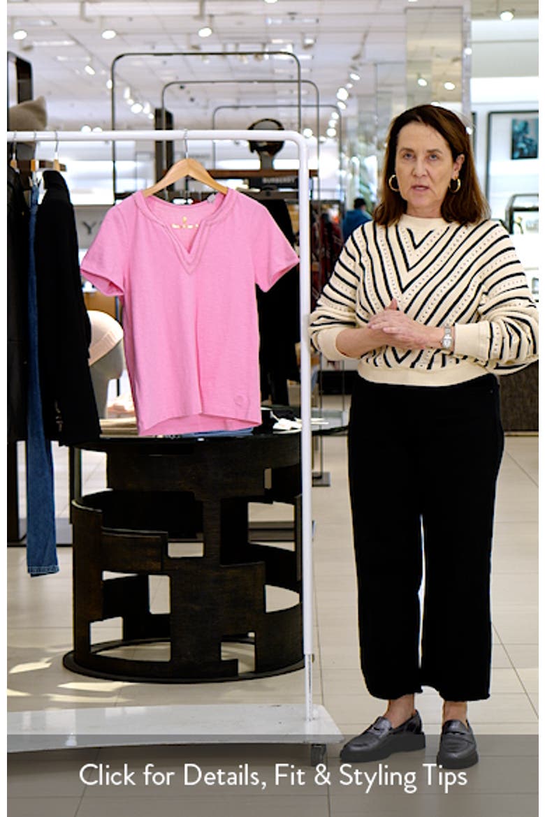 Scallop Trim Organic Cotton Top video