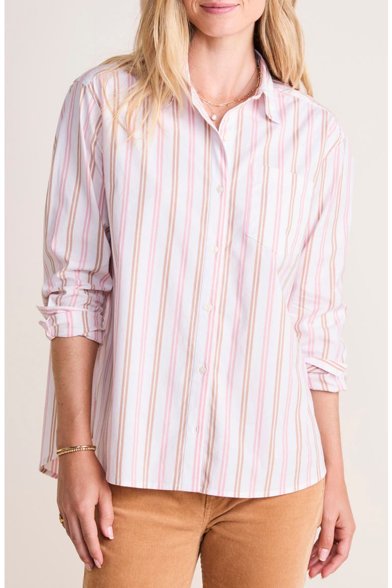 Relaxed Shirt, Main, color, ELEANOR STRIPE WC/TA