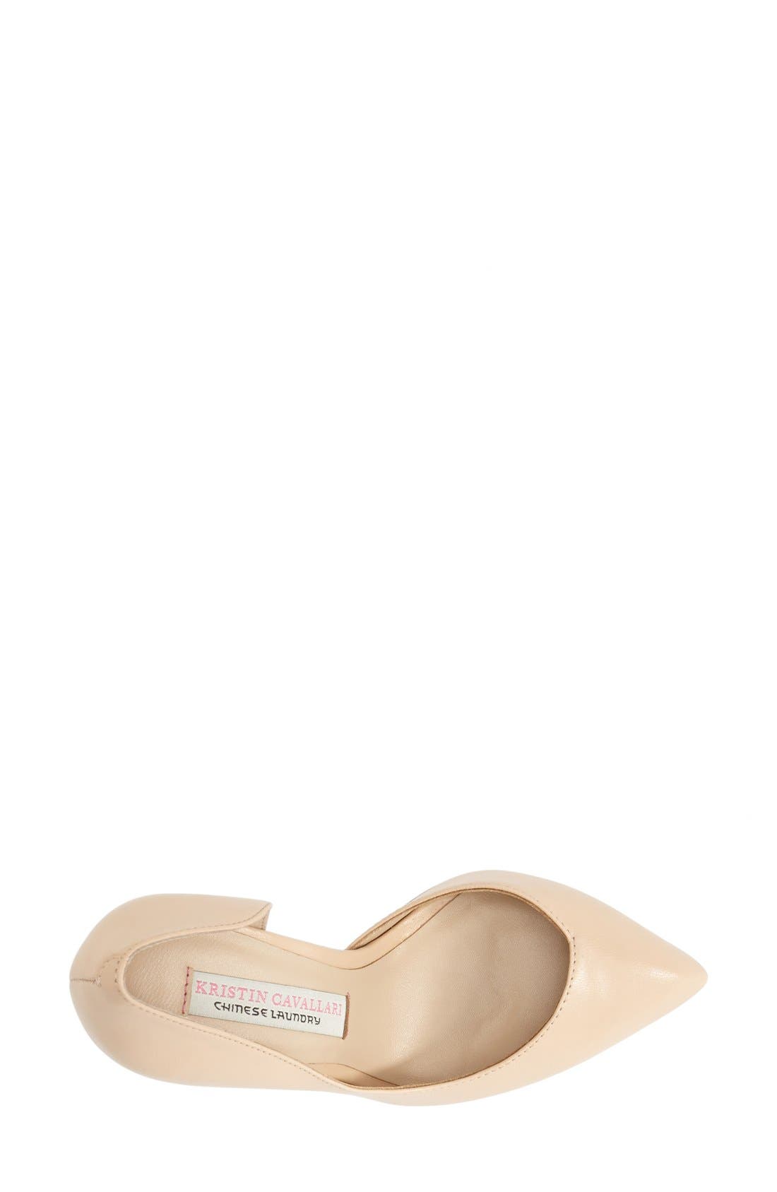 'Copertina' Pump, Alternate, color, NEW NUDE LEATHER