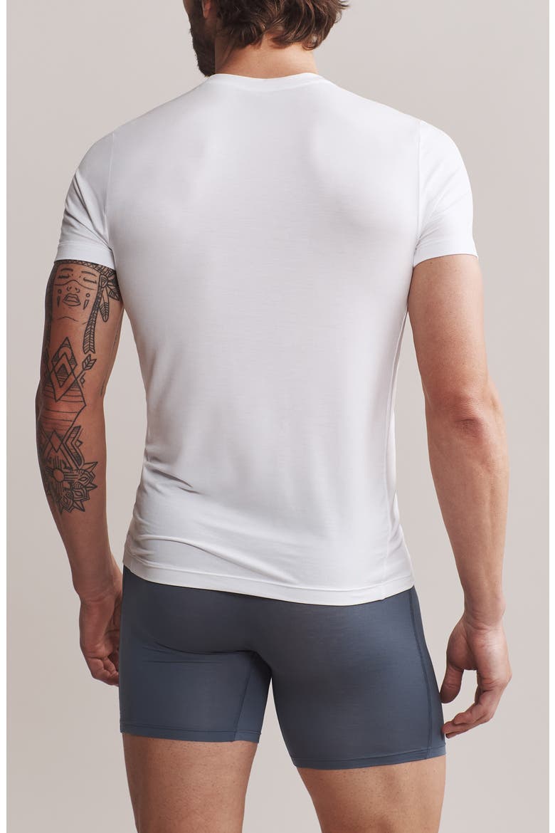 C.O.R. Crewneck Undershirt, Alternate, color, WHITE
