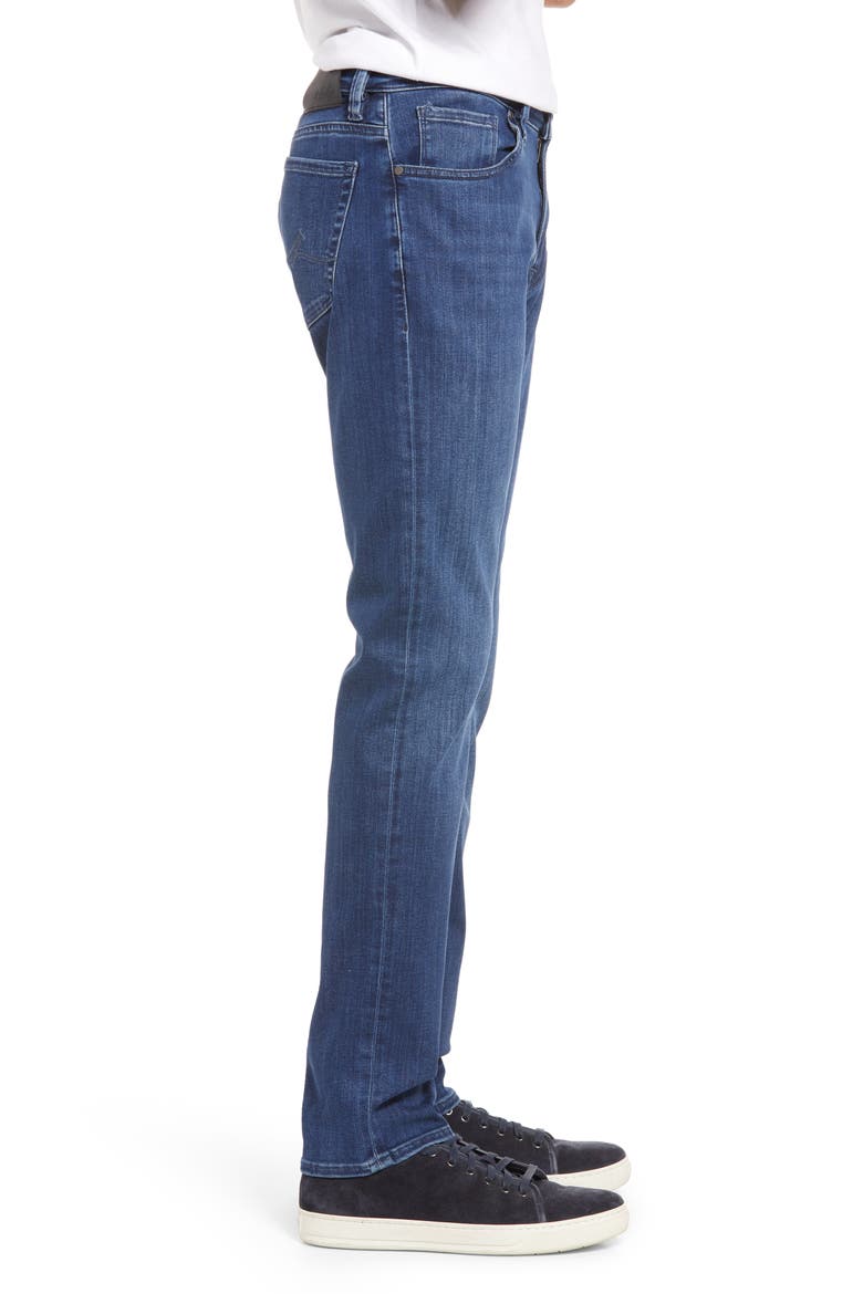 Men's Cool Stretch Denim Jeans, Alternate, color, MID URBAN