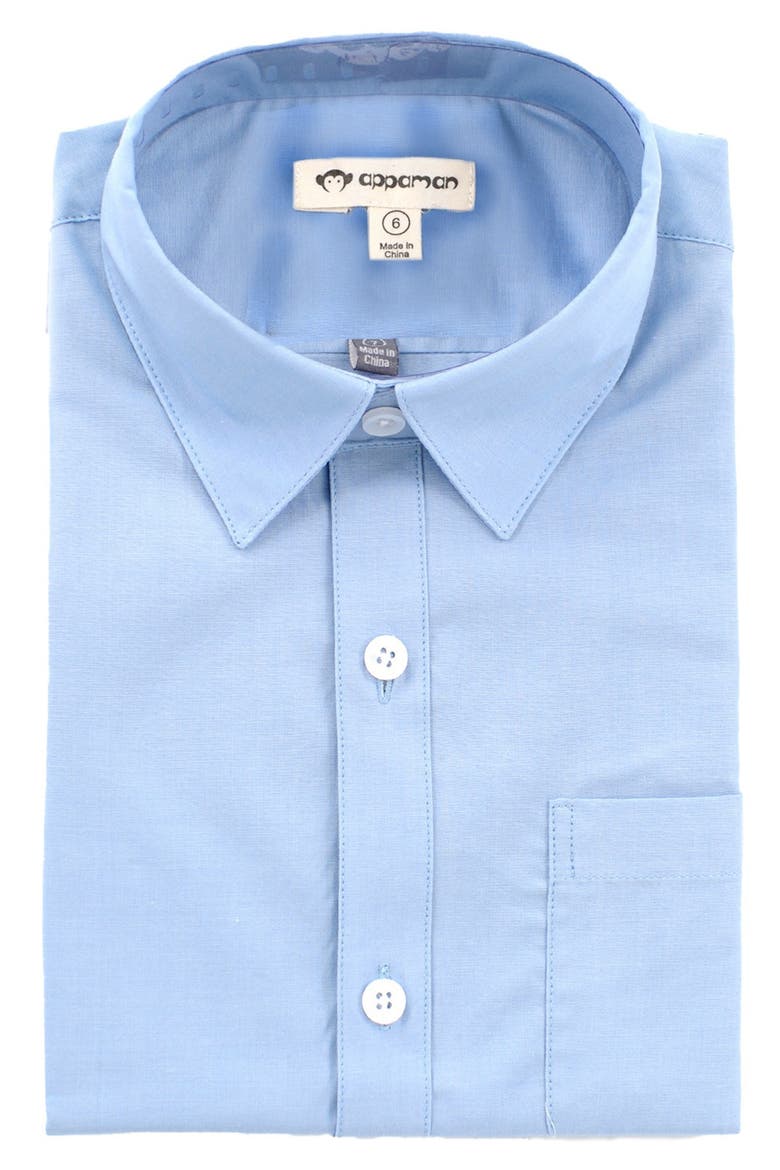 Kids' Standard Stretch Shirt, Main, color, BLUE
